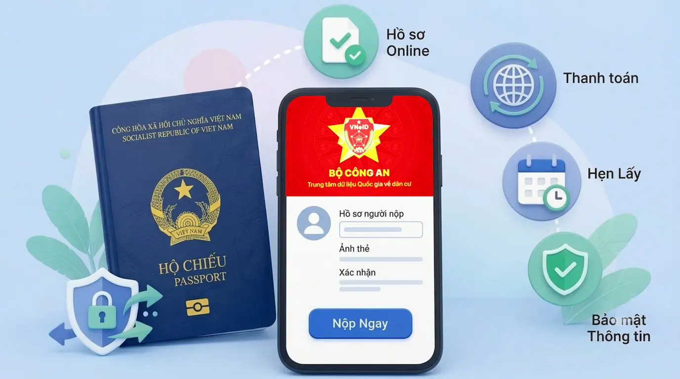 làm hộ chiếu online