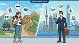 khác nhau giữa visa du lịch và thương mại